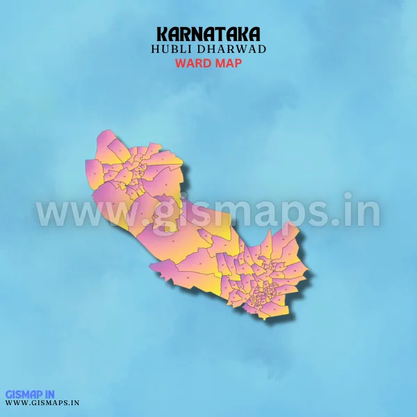 Hubli Dharwad Ward Map (Karnataka)